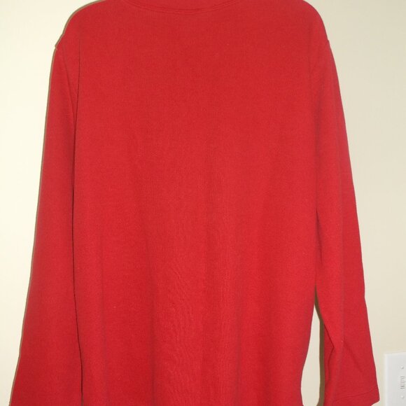 Vintage WHITE STAG embroidered Christmas Sweat Shirt STOCKINGS Women's Size XL - Picture 7 of 9